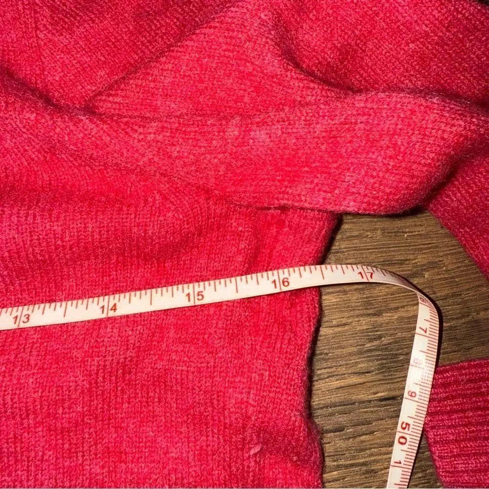 j crew Red Cashmere Sweater
